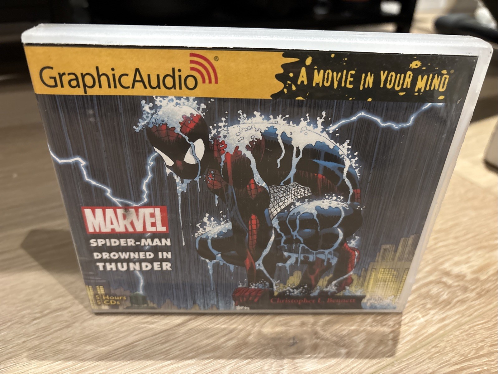 Spider-Man Drowned In Thunder Marvel 5-disc CD Graphic Audio Book 5+ Hours MCU