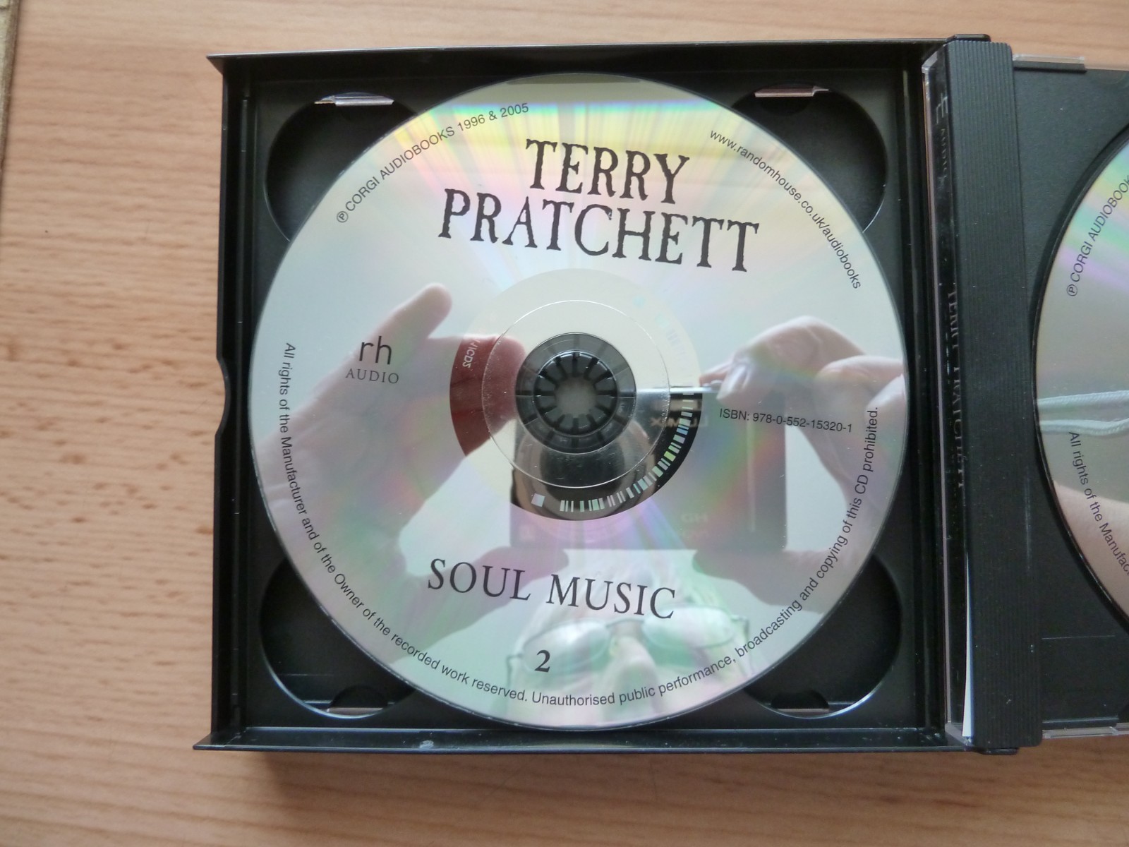 TERRY PRATCHETT — SOUL MUSIC — READ BY TONY ROBINSON — 3CD SET AUDIO BOOK