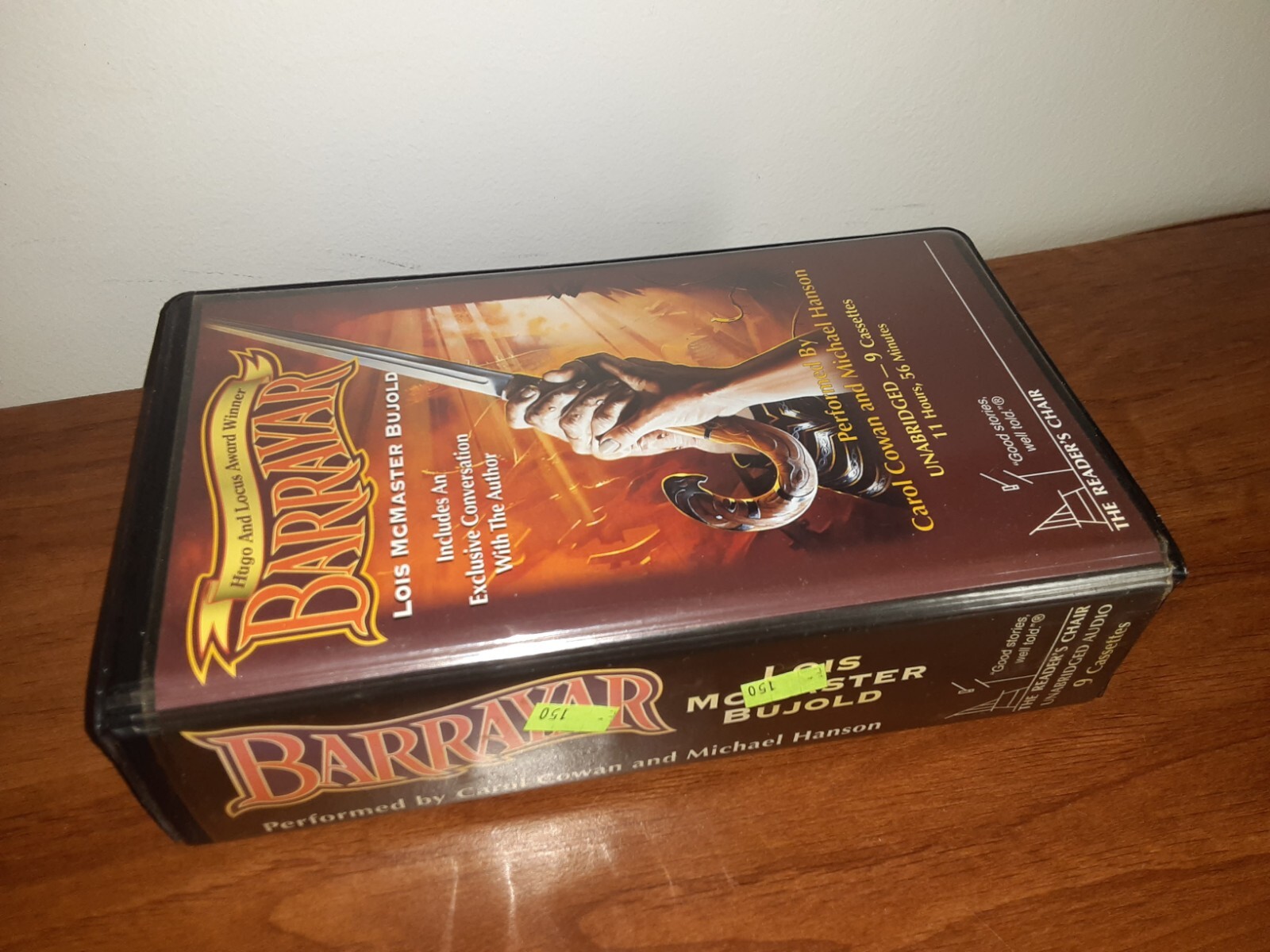 BARRAYAR by Lois McMaster Bujold AUDIOBOOK Unabridged 9-Cassette Tape Set