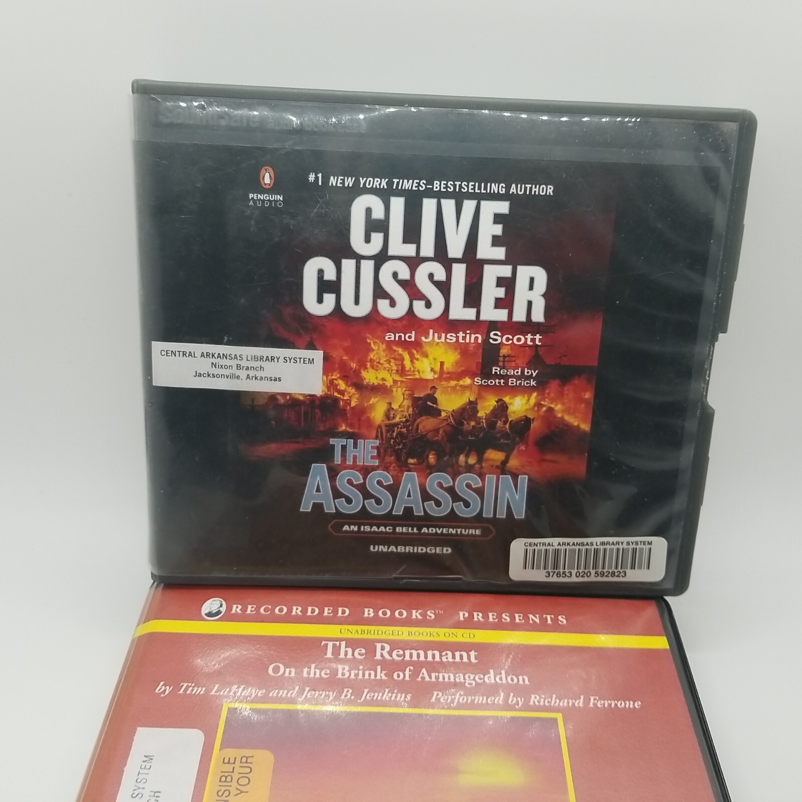 The Assassin Clive Cussler UNABRIDGED 2 Audiobook CDs & THE REMNANT ON THE BRINK