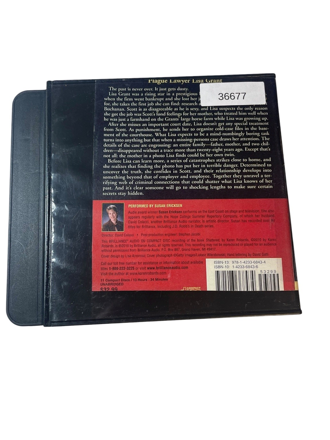 Shattered by Karen Robards Audiobook CDs Unabridged 11 Discs