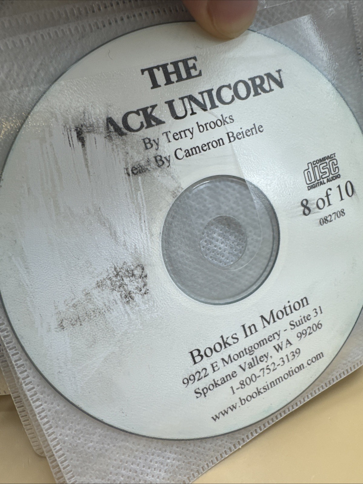 The Black Unicorn By Terry Brooks Audiobook On CD — 10 Discs — Please Read