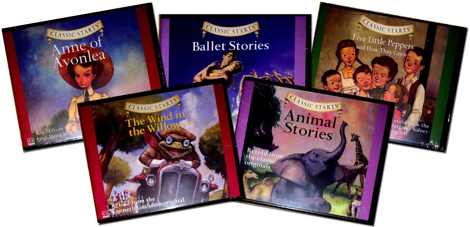 New 5 Classic Starts Audiobook Sets 36 37 38 39 40 Grade 2-6 Anne of Avonlea