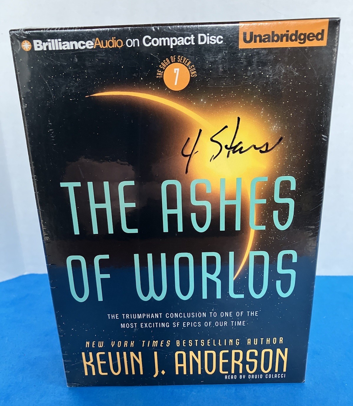 The Ashes of Worlds Audiobook (Saga of Seven Suns Series) 17 CDs — NEW / Sealed