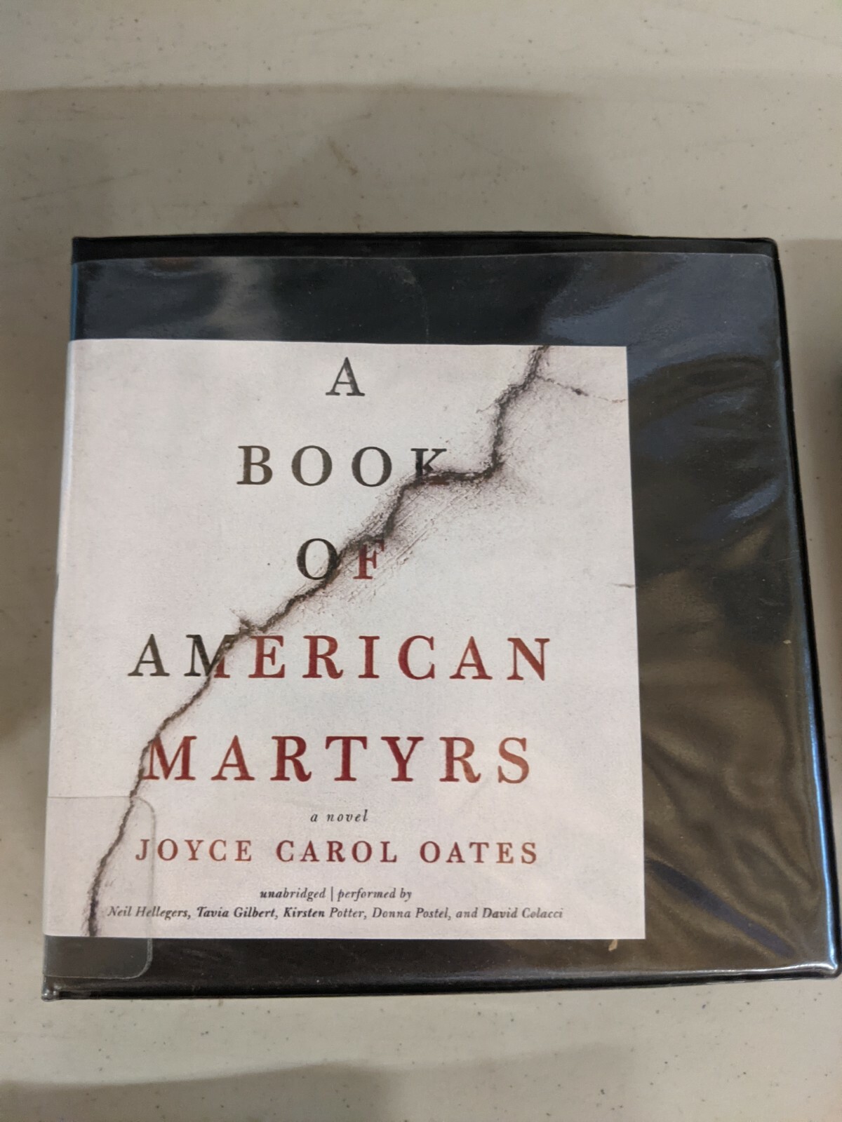 Shelf165 Audiobook on CD Disks~ A BOOK OF AMERICAN MARTYRS BY JOYCE CAROL OATES