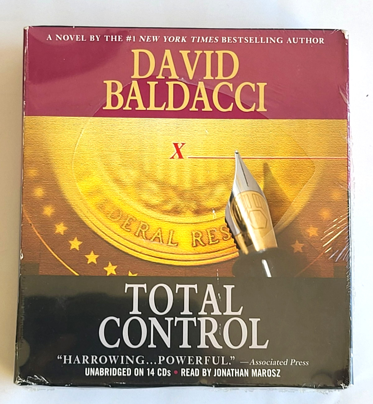 Total Control David Baldacci Audiobook 14 CDs Unabridged 2013 Hachette NEW