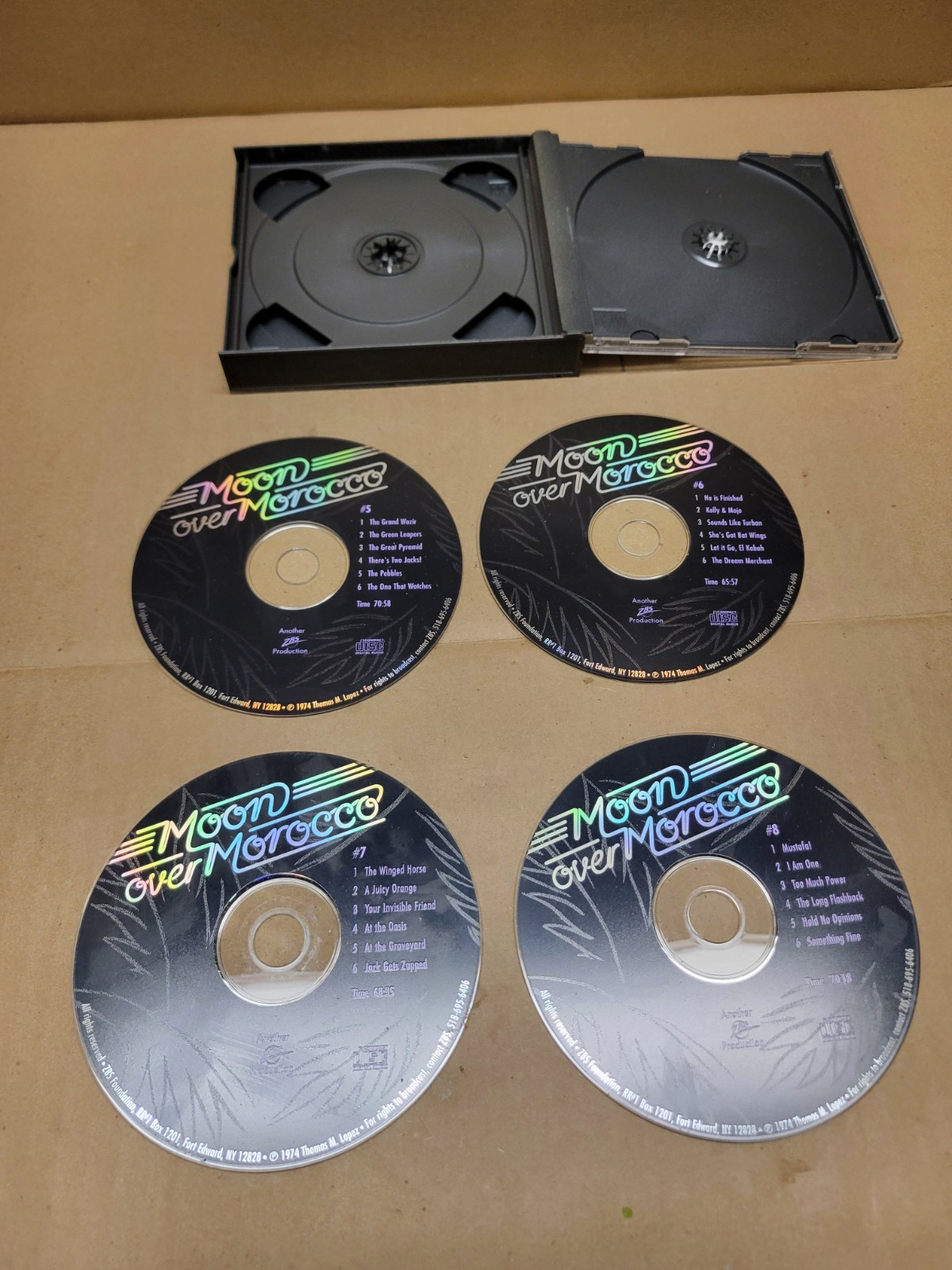 2 Jack Flanders Adventure Stories CD Lot Moon Over Morocco & Dreams of The Amazo