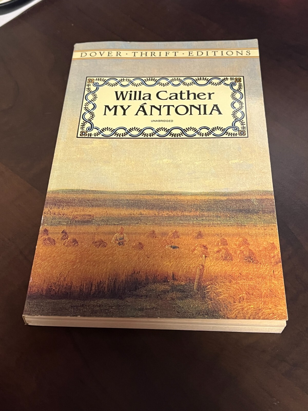 My Antonia by Willa Cather Dover Thrift Editions — GOOD!
