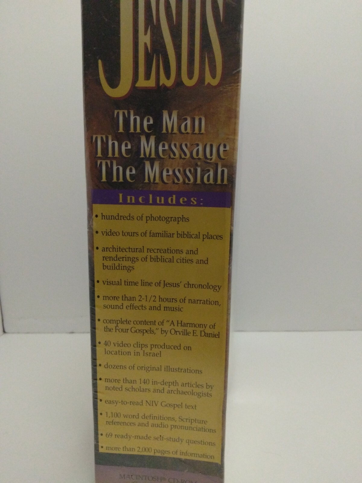 Focus on the Family Jesus The Man, The Message, The Messiah CD Rom (Mac Version)