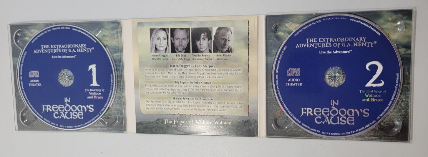 In Freedom’s Cause — The Real Story of Wallace & Bruce (2-CD Audioplay, 2014)