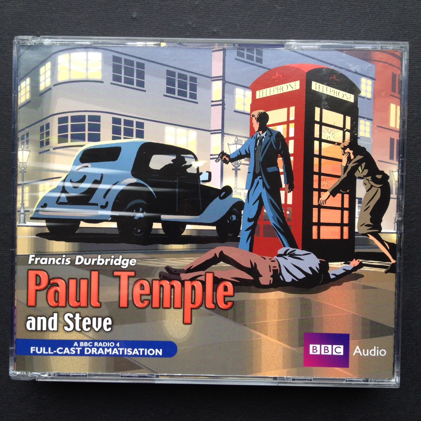 Durbridge PAUL TEMPLE AND STEVE Full-Cast Radio Drama 4x CD Crime Crawford Logan