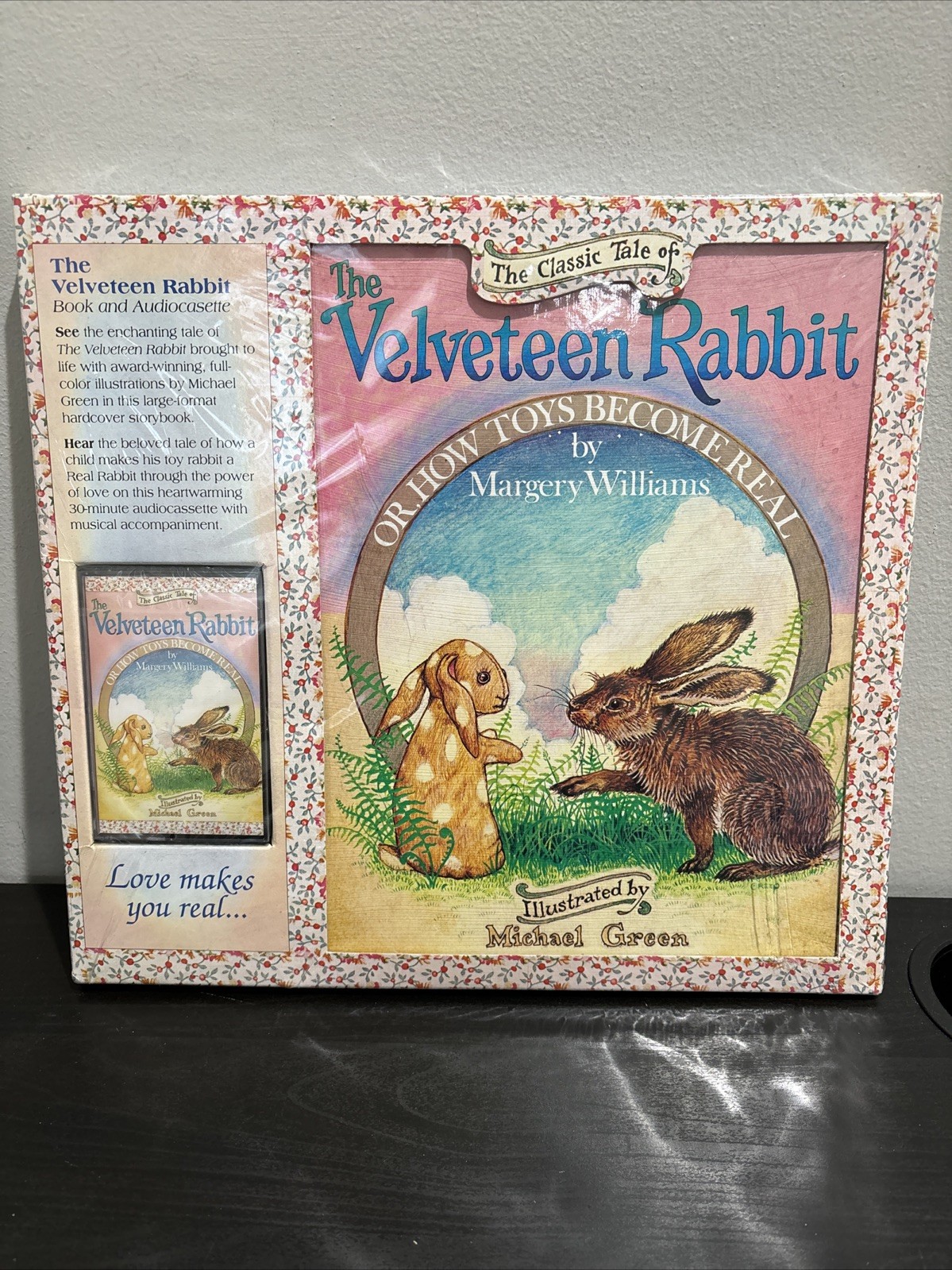 Vintage The Velveteen Rabbit Cassette Tape & Book Margery Williams New Sealed