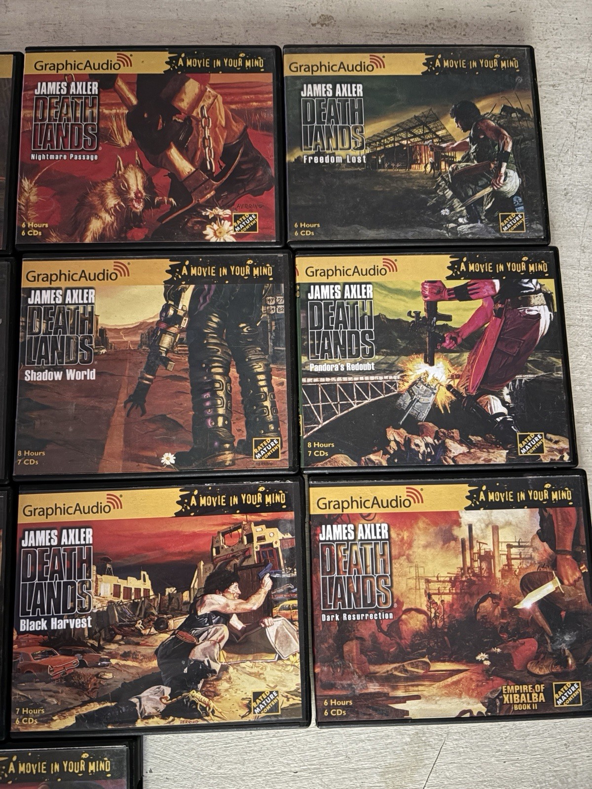 Deathlands Audiobook Lot 13 Books GA Gold Eagle James Axler Unabridged Complete