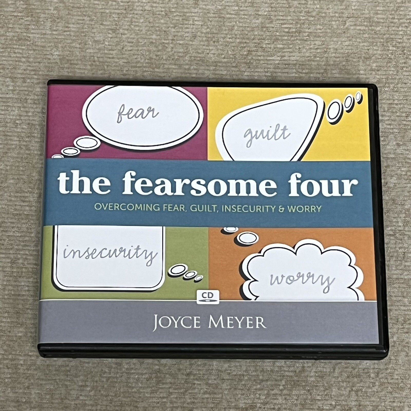 Joyce Meyer The Fearsome Four Audio CD Set Fear Guilt Insecurity Worry