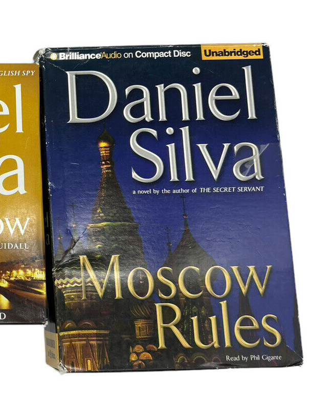 Daniel Silva Moscow Rules Unabridged Audio Book on CD #8 Gabriel Allon Series