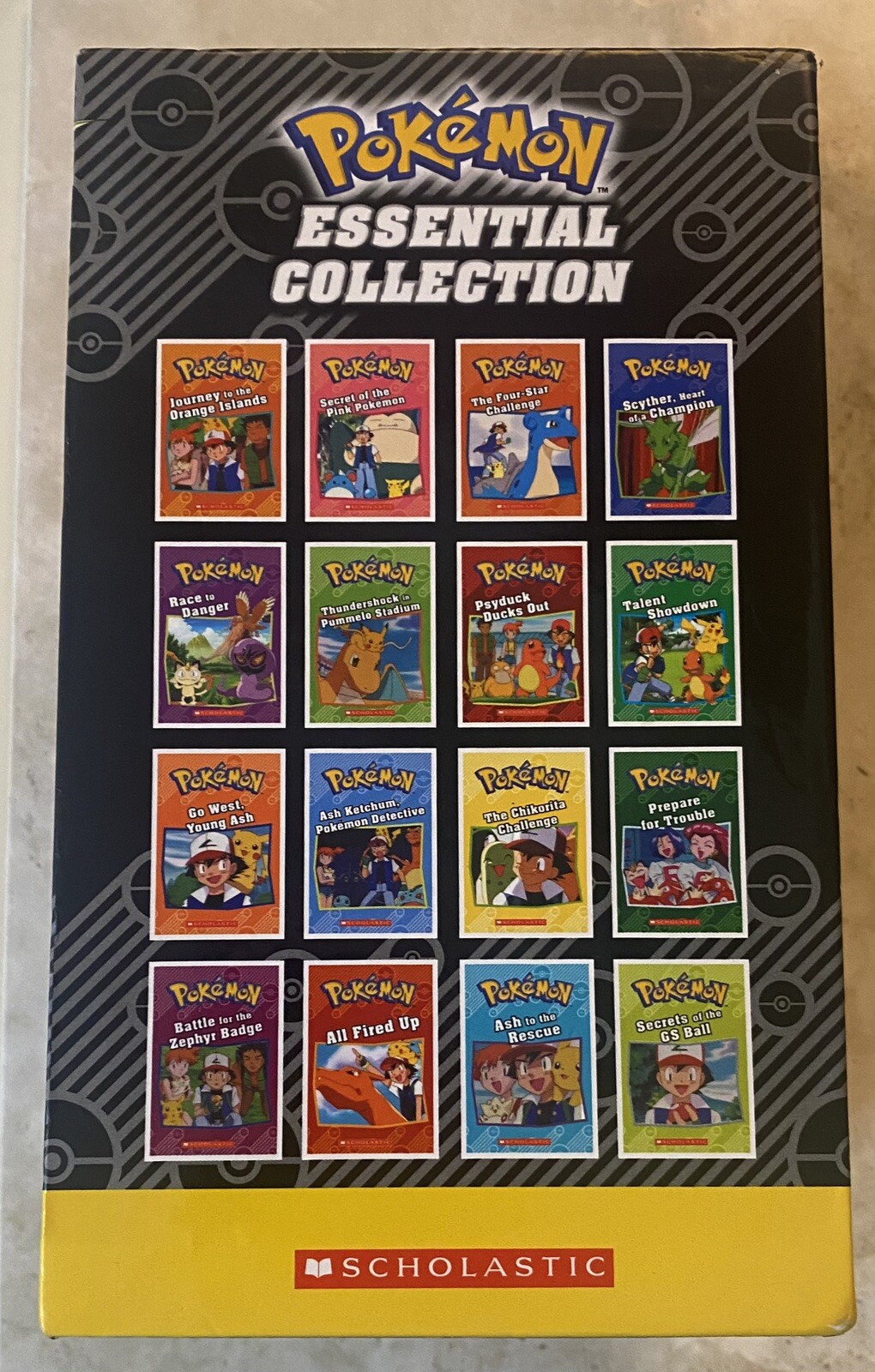 POKEMON ESSENTIAL COLLECTION 16 BOOK CHAPTER BOX SET SCHO￼LASTIC