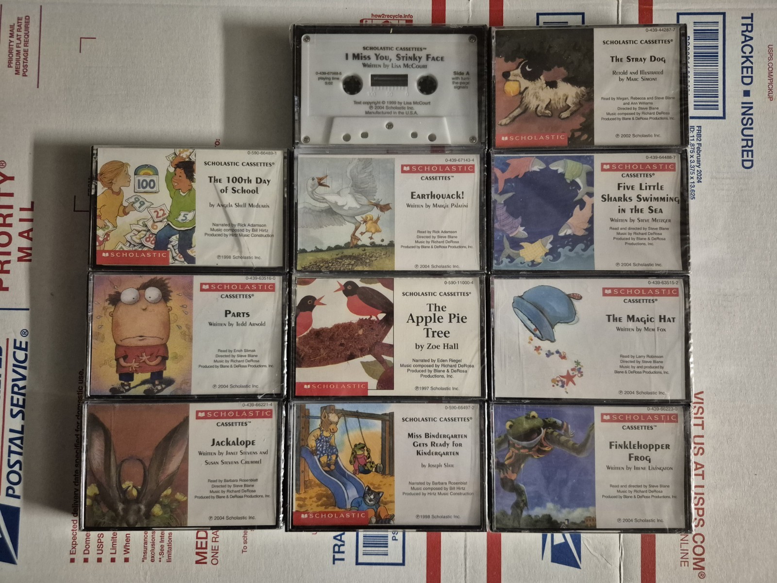 Scholastic Cassettes Audiobook Lot All New