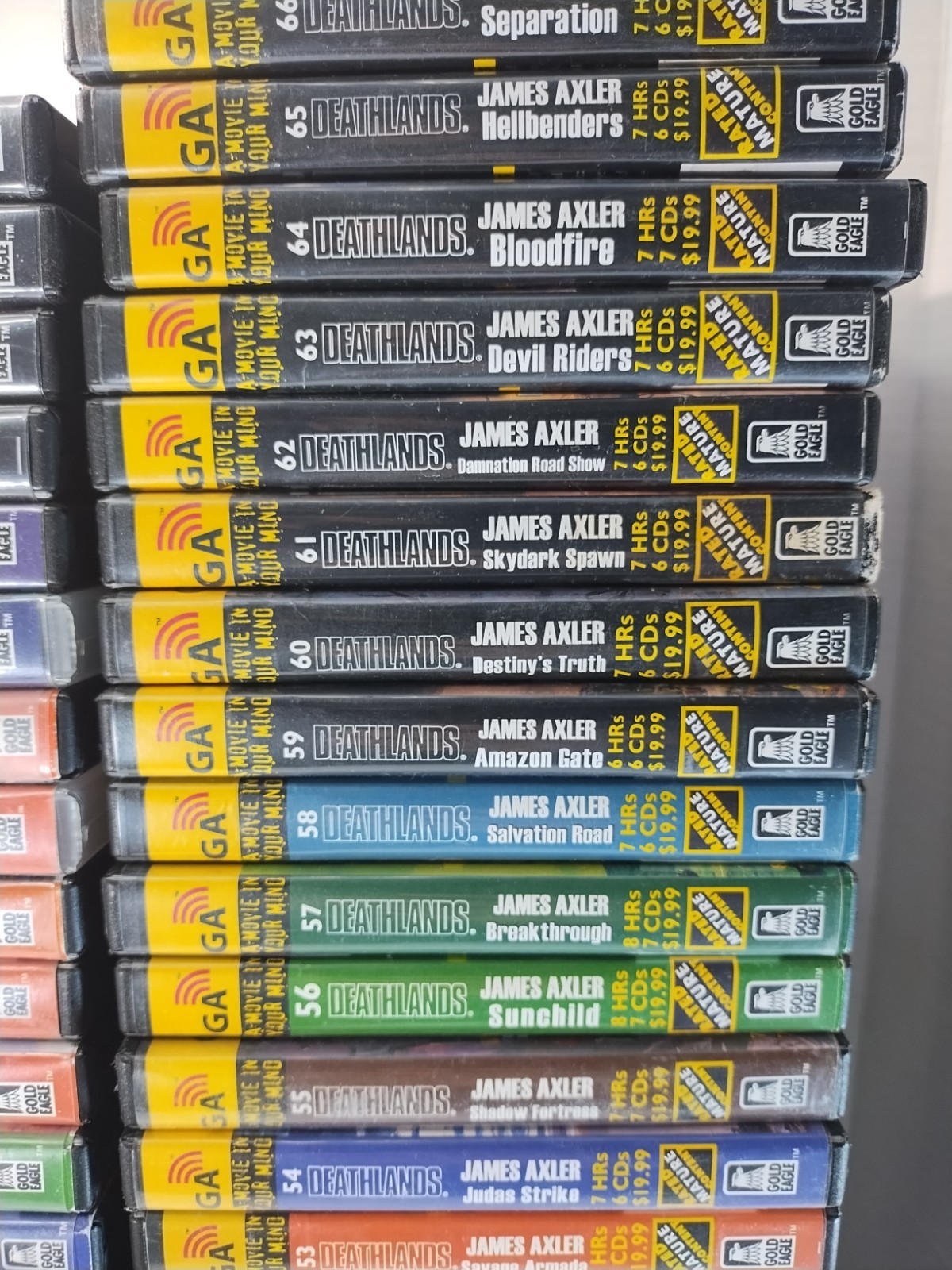 James Axler Deathlands Graphic Audio CDs Lot Collection ~ Books #1-66 Audiobooks
