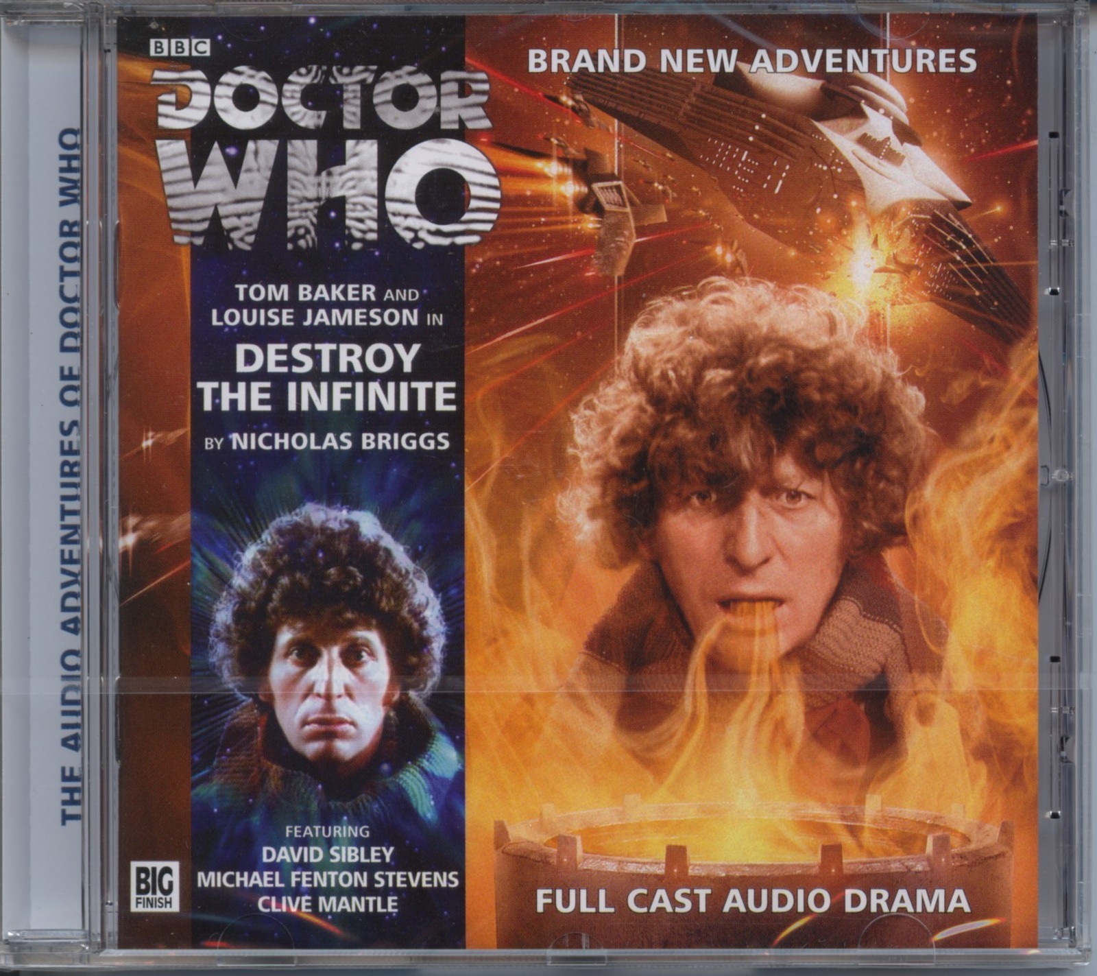 Dr Doctor Who Destroy the Infinite Audio CD MINT Tom Baker Leela