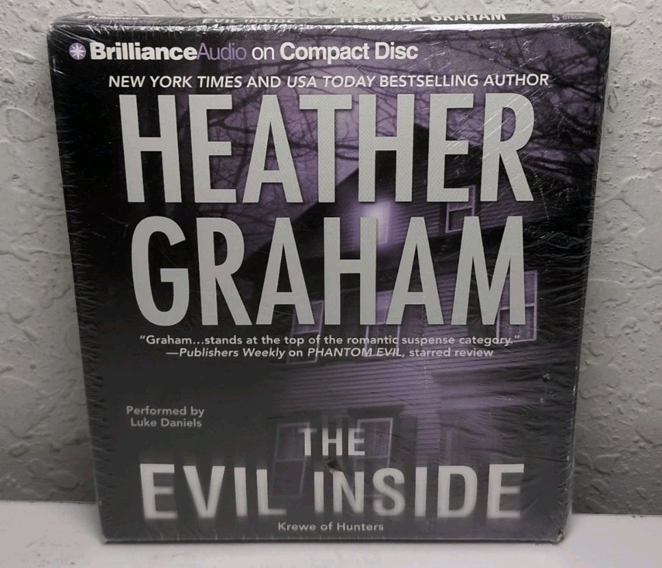Evil Inside by Heather Graham (2012, Compact Disc) Brand New B166