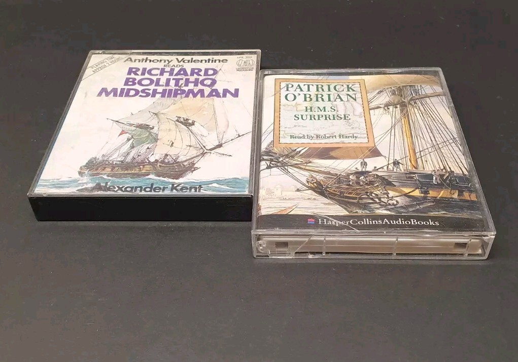 2 x 2 Vintage Audio Cassettes — Audiobooks — Harper Collins, EMI Records