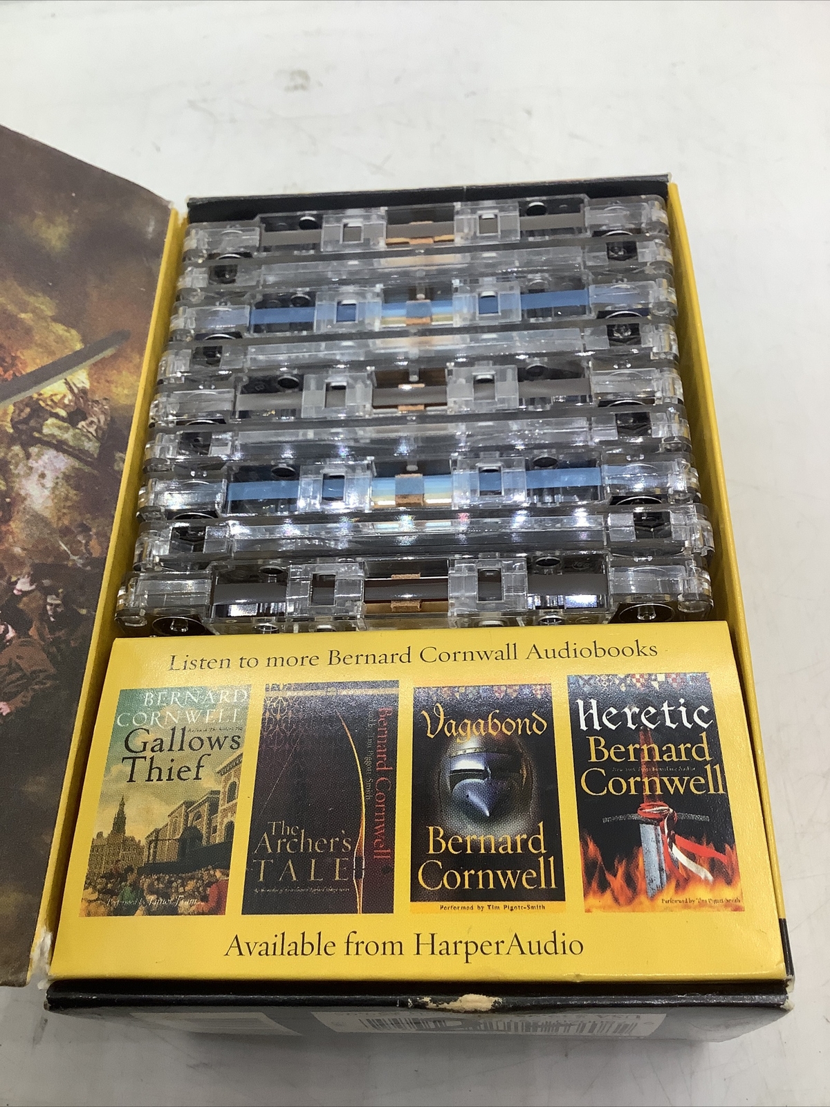 Sharp’s Escape — Bernard Cornwell — 9 Audio Cassettes — Read By Patrick Tull