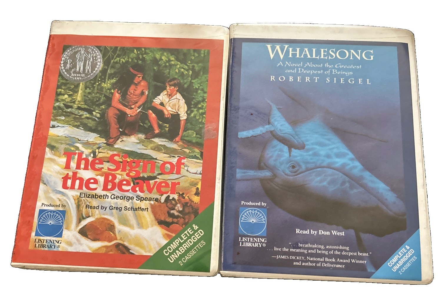 Sign of the Beaver by Elizabeth George Speare & Whale song By Robert Siegel 1998