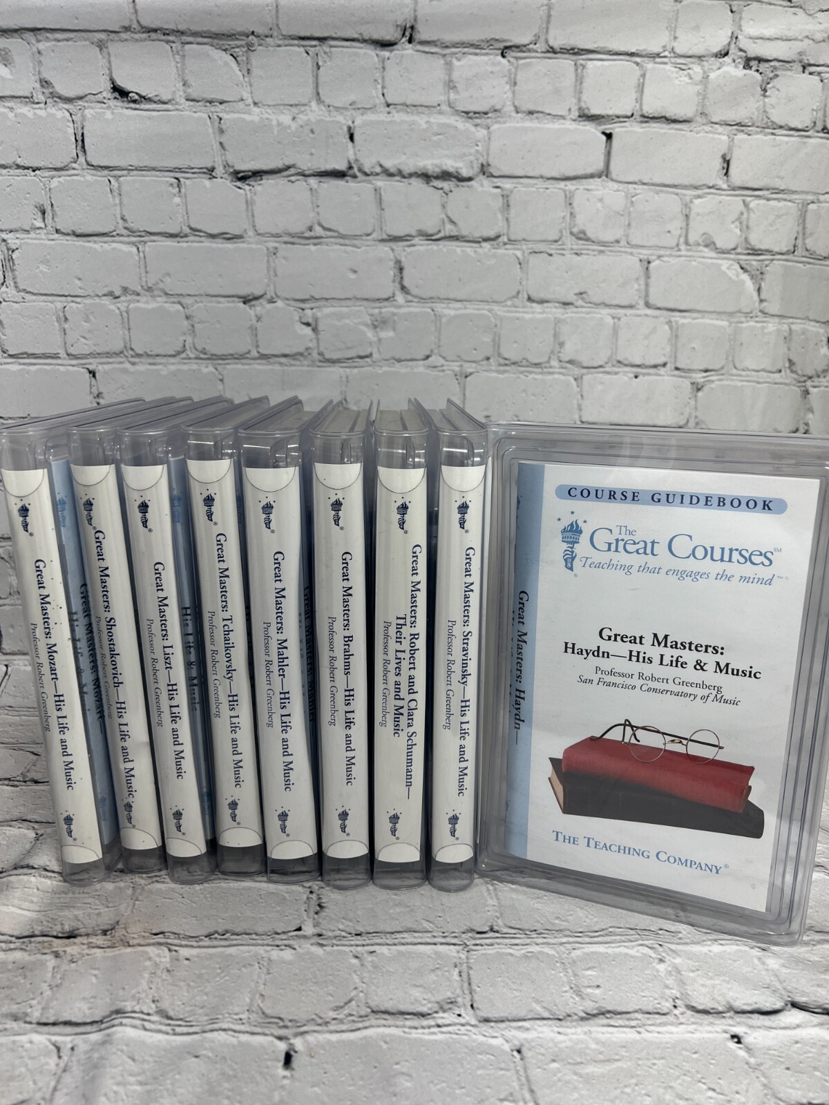 Great Courses: Great Masters His Life and Music DVDs [Lot of 9 · DVD · Guidebook