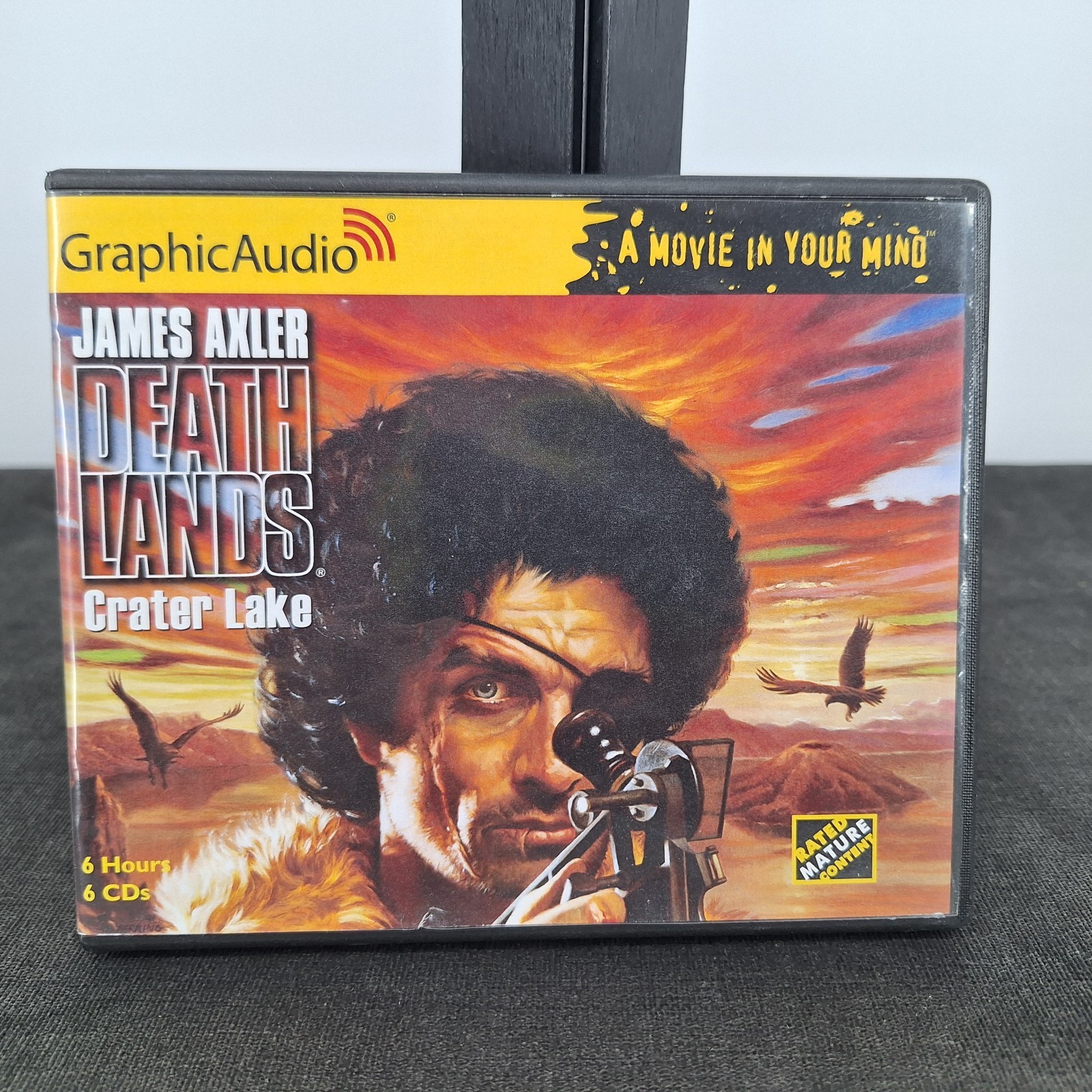 Graphic Audio Audiobook 6 CDs Deathlands #4 CRATER LAKE James Axler Mature