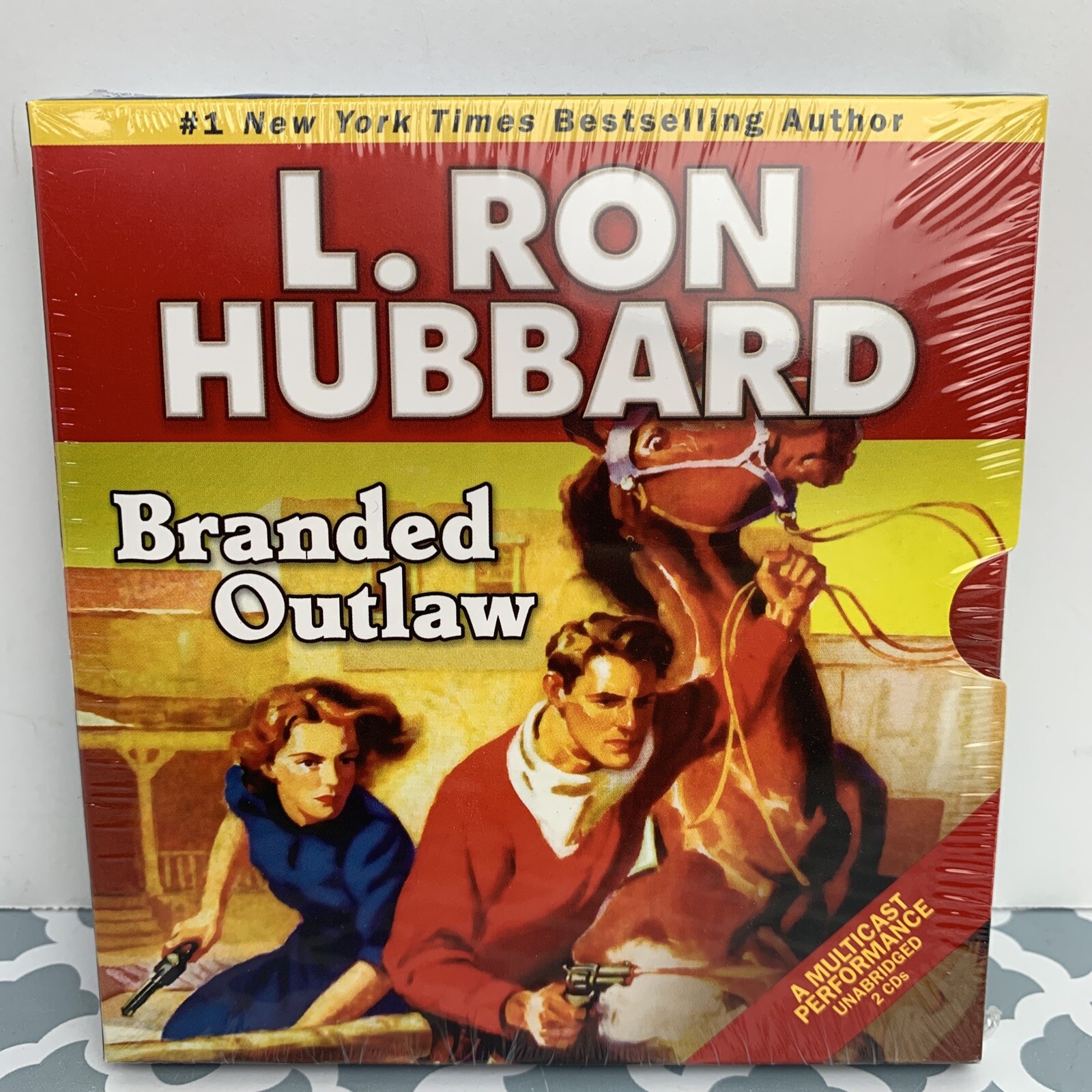 L. Ron Hubbard — Branded Outlaw (2008, 2 CD Set, Audiobook, Unabridged) NEW