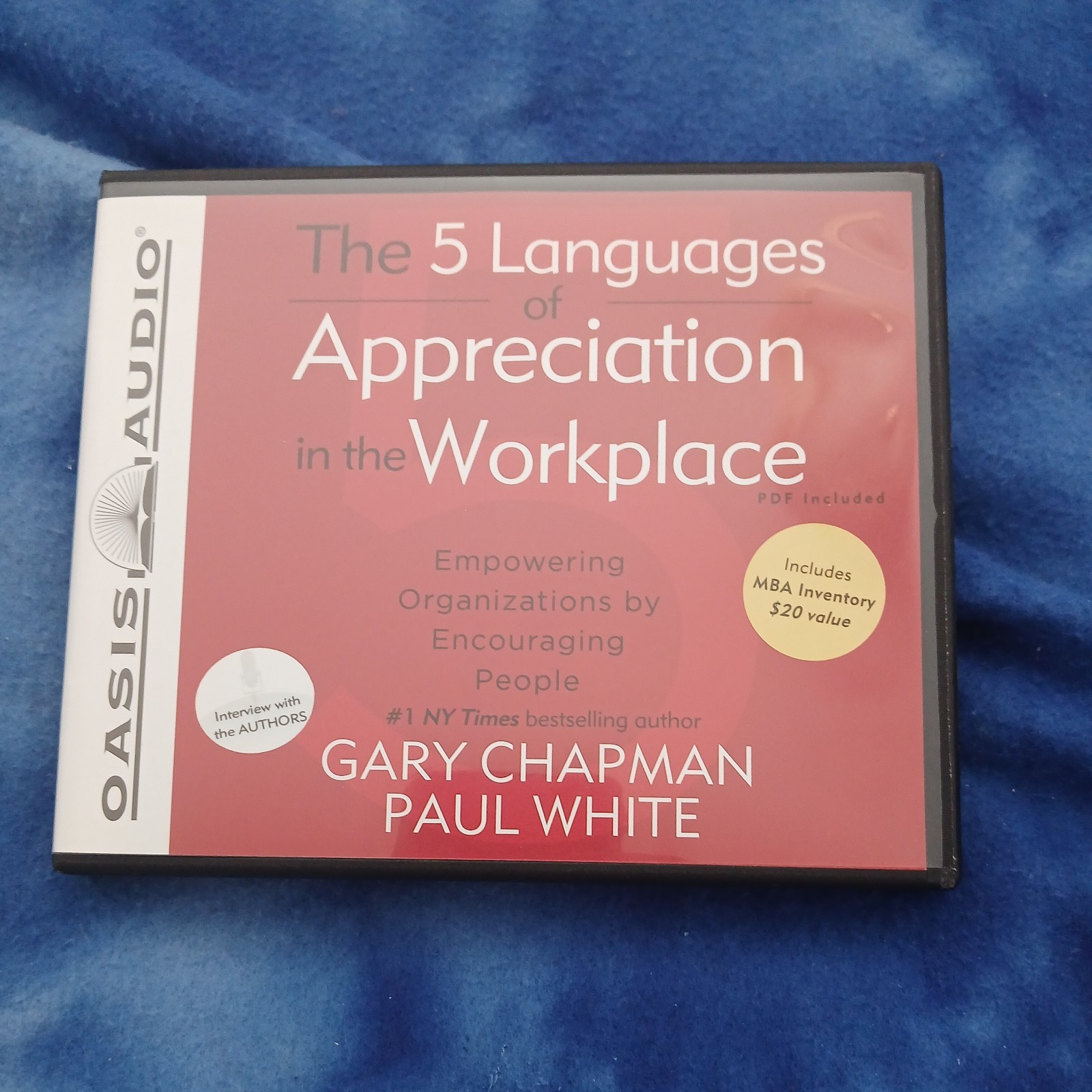 The 5 Languages Of Appreciation In The Workplace Chapman White 5 CD set