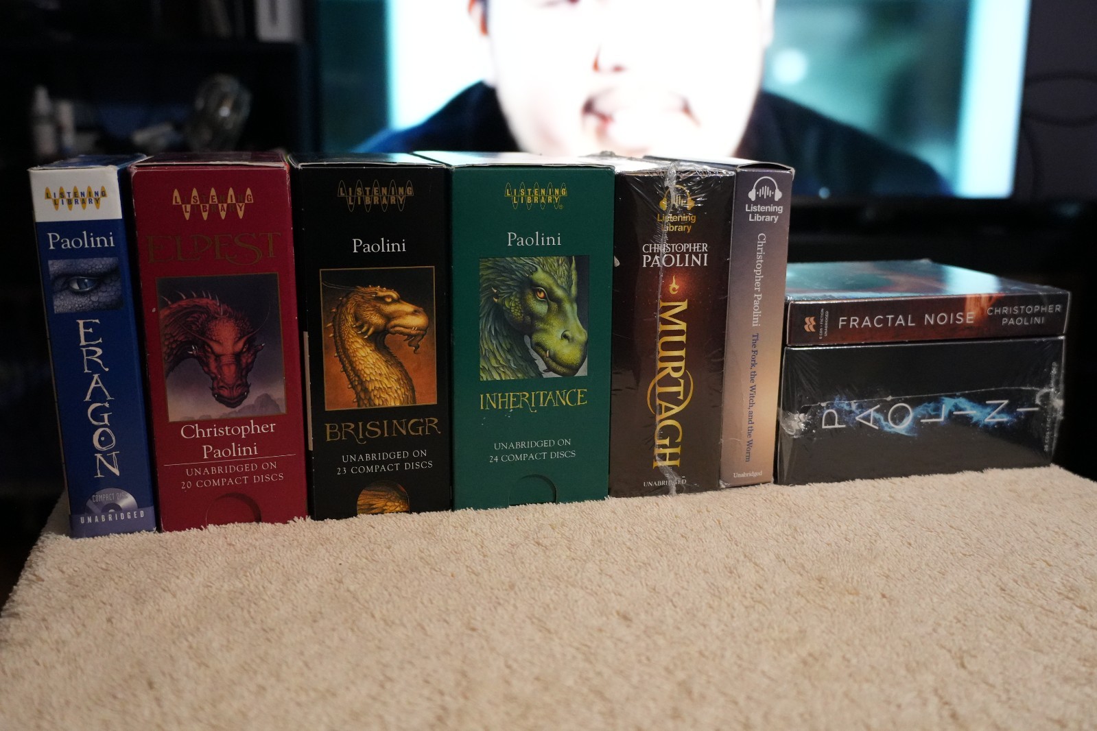 Eragon Inheritance — Fractal Verse — Christopher Paolini — Audiobook CD Lot of 8