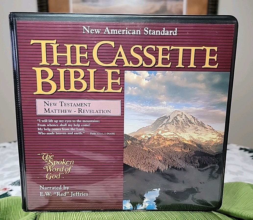 The Cassette Bible. New Testament Matthew-Revelation Narrator E.W.»Red» Jeffries