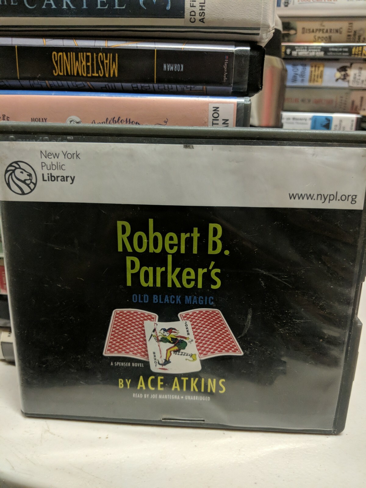 Audiobook Shelf1G ~ ROBER B. PARKERS OLD BLACK MAGIC UNABRIDGED BY ACE ATKINS