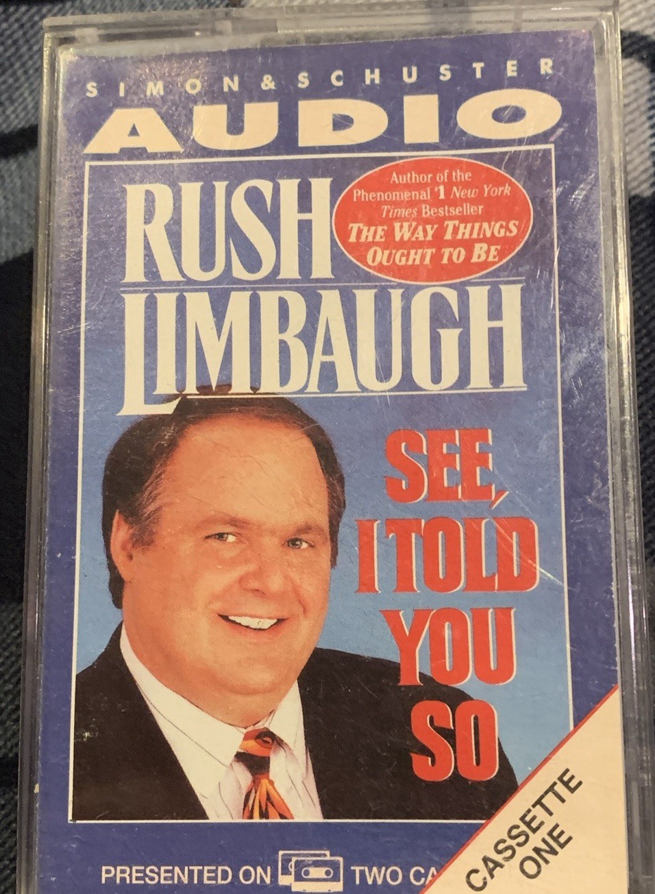 Rush Limbaugh See I Told You So Audio Cassette Audiobook Cassette One