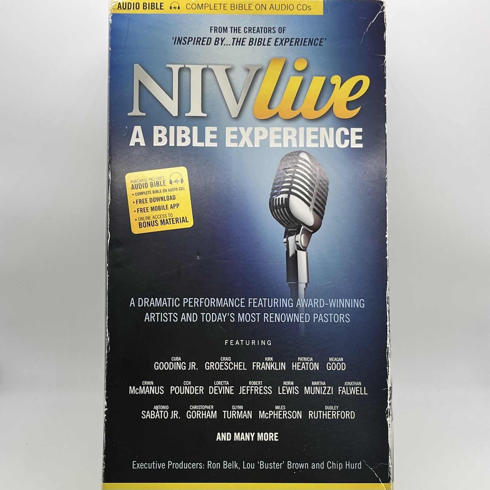 NIV Live A Bible Experience The Complete Bible on Audio CD Zondervan 80 Disc Set