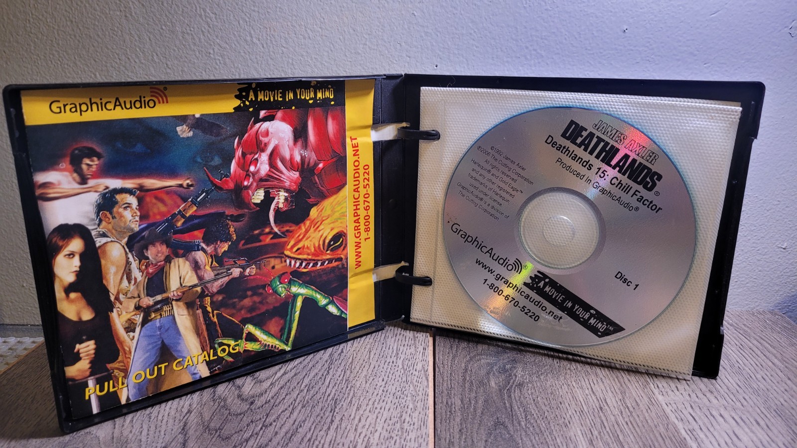 Deathlands #15: Chill Factor Audiobook James Axler Graphic Audio — 6Cds & 7Hrs