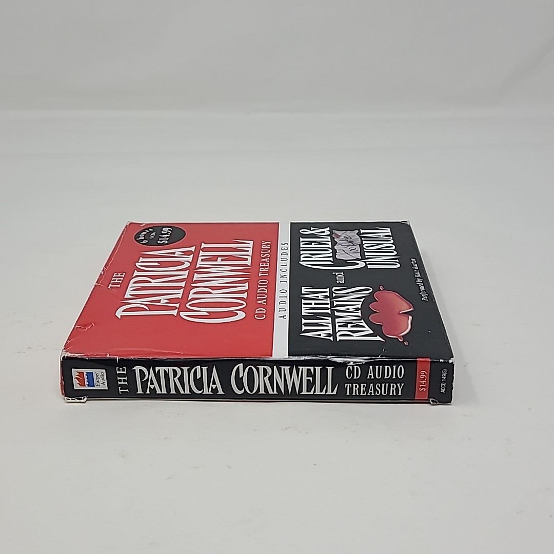Patricia Cornwell All That Remains Cruel Unusual Audio Book CD Lot Unabridged
