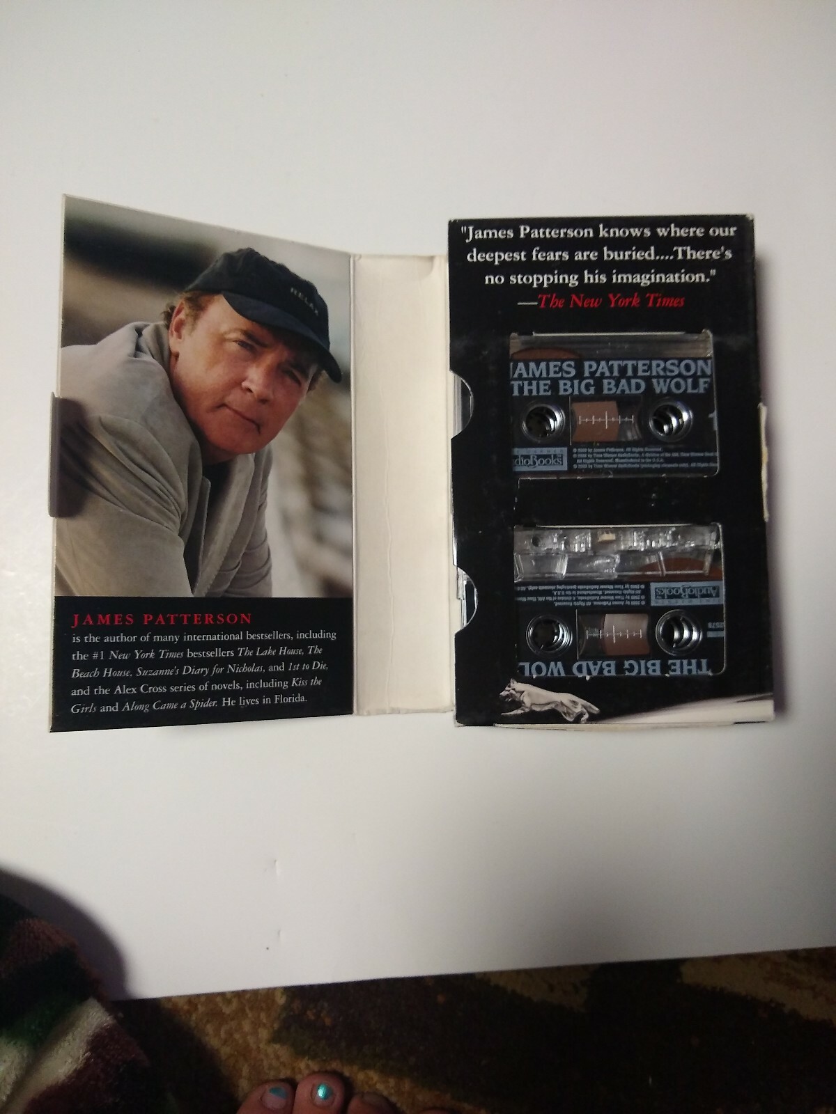 The Big Bad Wolf Audiobook James Patterson Time Warner 2003- Set of 5 cassettes