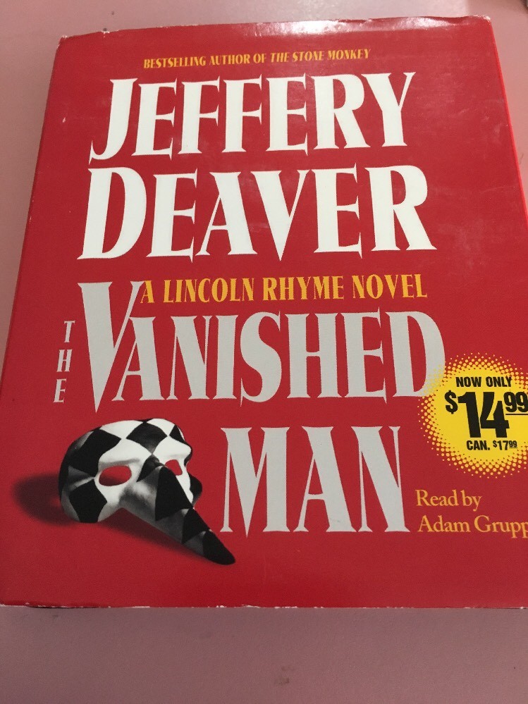 jeffrey deaver vanished man audio cassette