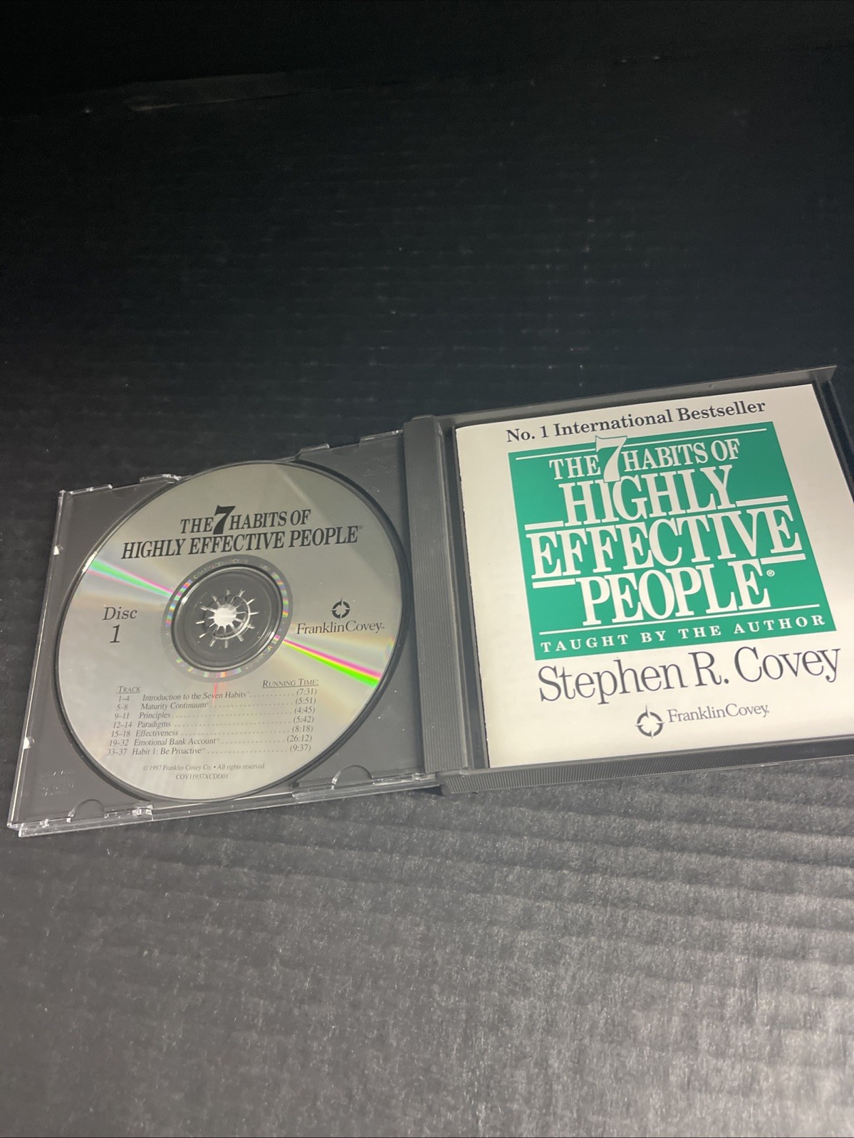 The 7 Habits of Highly Effective People by Stephen R. Covey 2002, 3CD audiobook