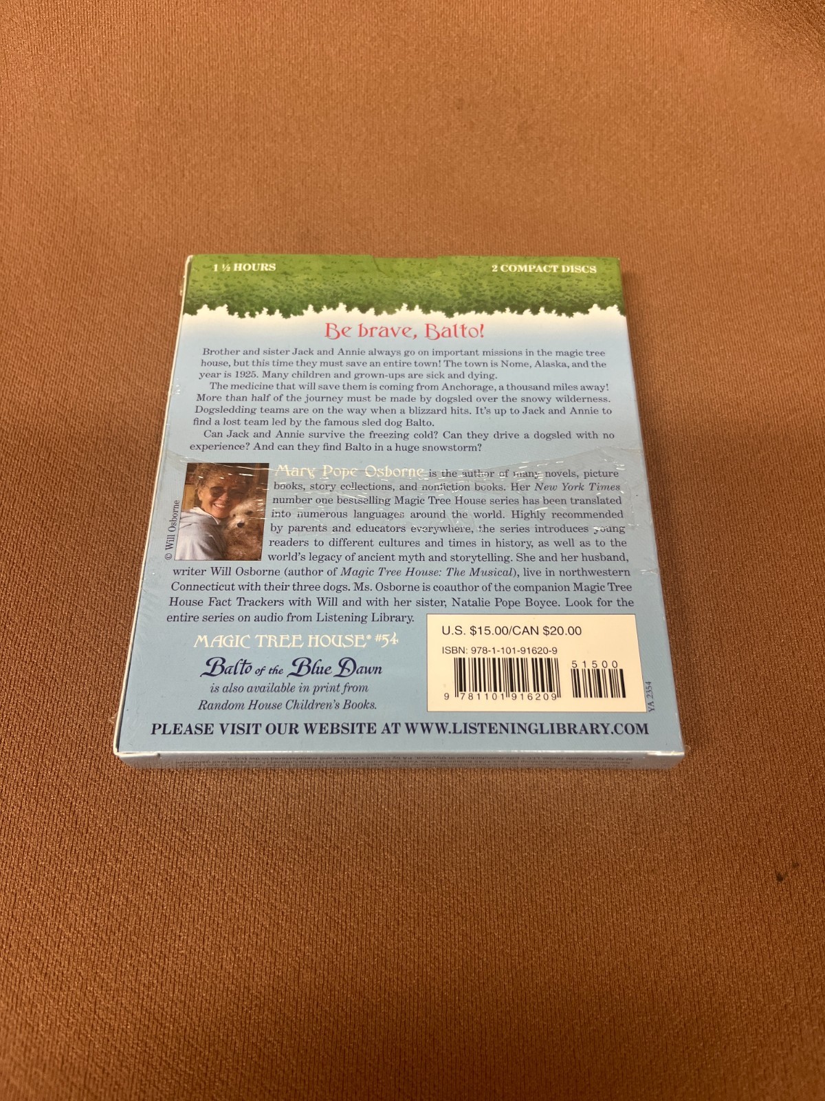 Balto of the Blue Dawn — Audio Book — 2 discs — New Factory Sealed