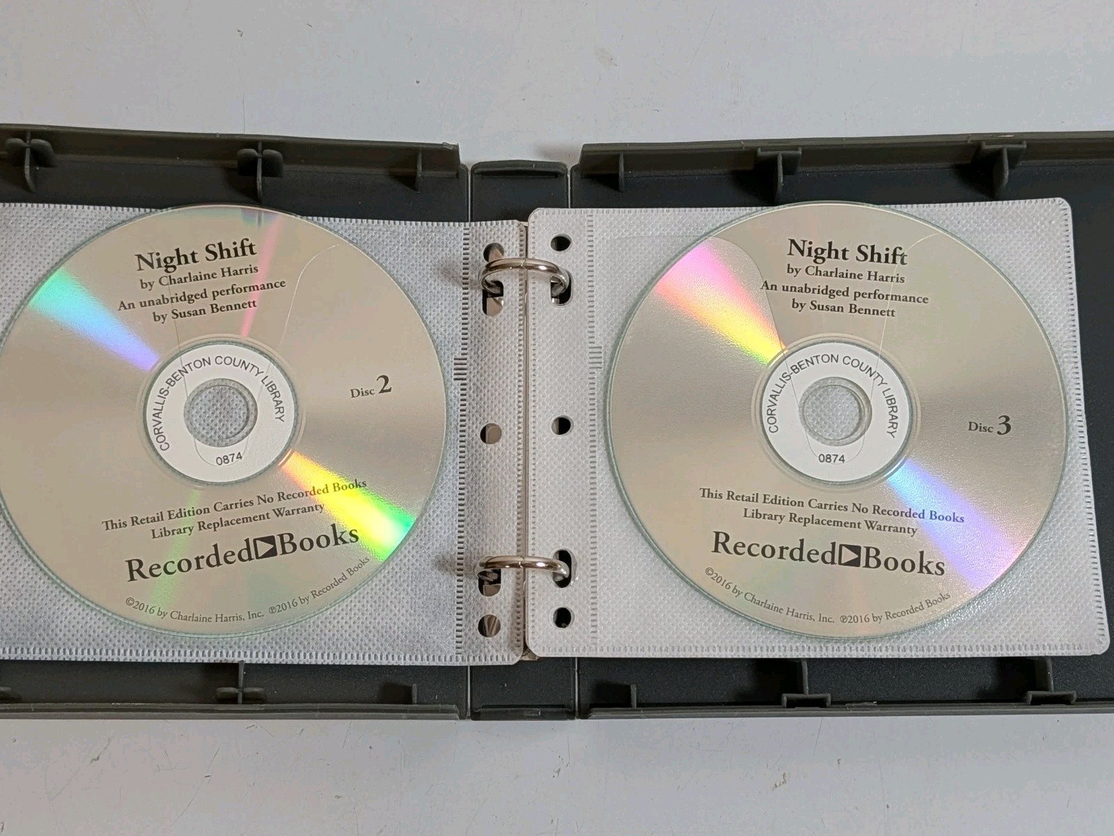 Charlaine Harris — Night Shift (9 CD Set) Audiobook Prior Library Copy