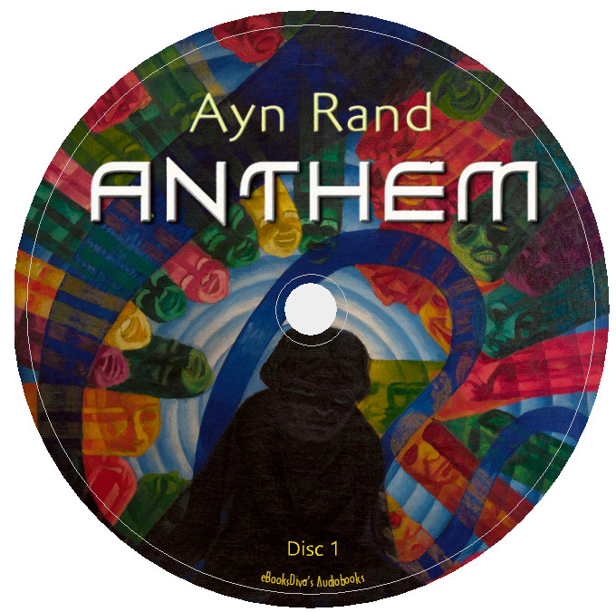 Anthem Ayn Rand Dystopic Science Fiction Audiobook in 2 Audio CDs