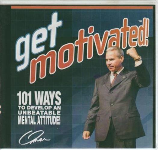 Get Motivated! 101 Ways Develop Unbeatable Mental Omar Periu Signed Box AUDIO CD