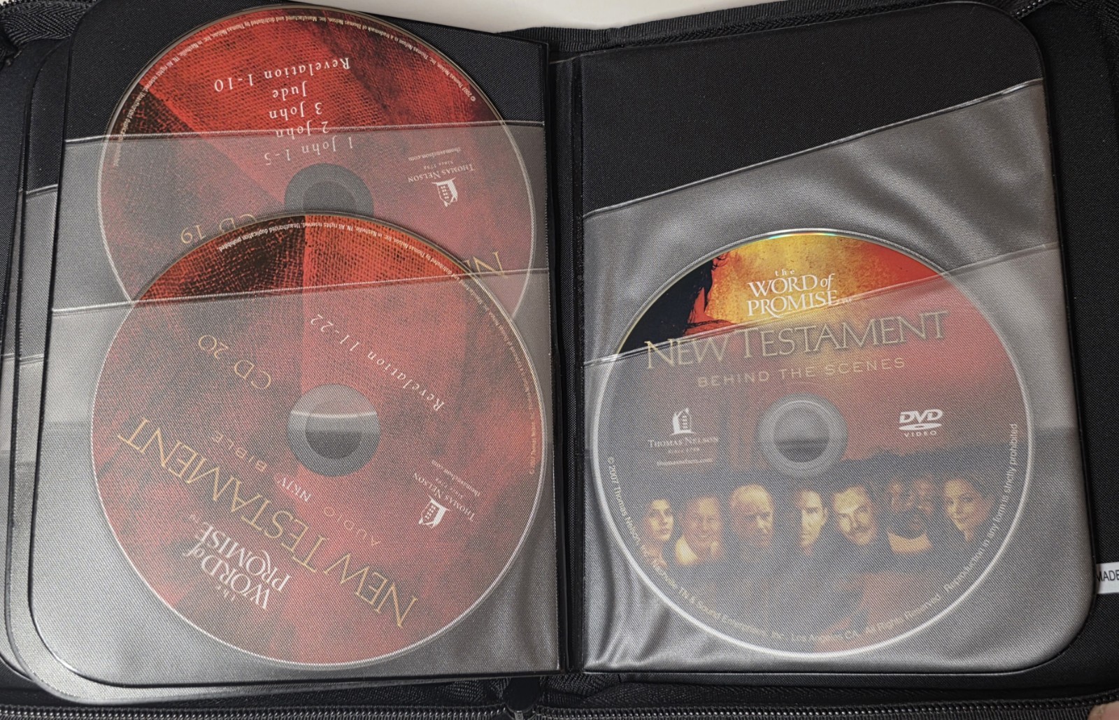 The World of Promise New Testament Audio Bible NKJV New King James 20 CDs 1 DVD