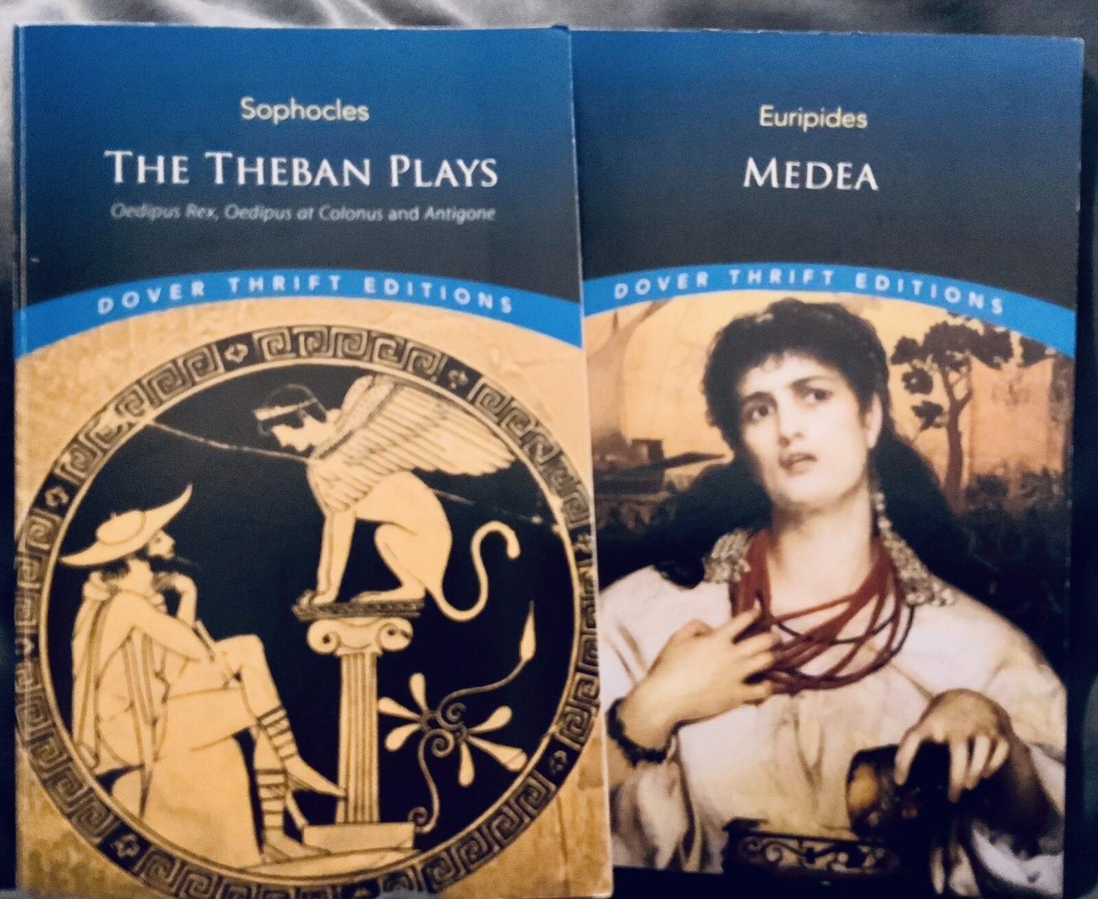 Dover Thrift MIXED LOT — Medea by Eurípides AND The Theban Plays by Sophocles
