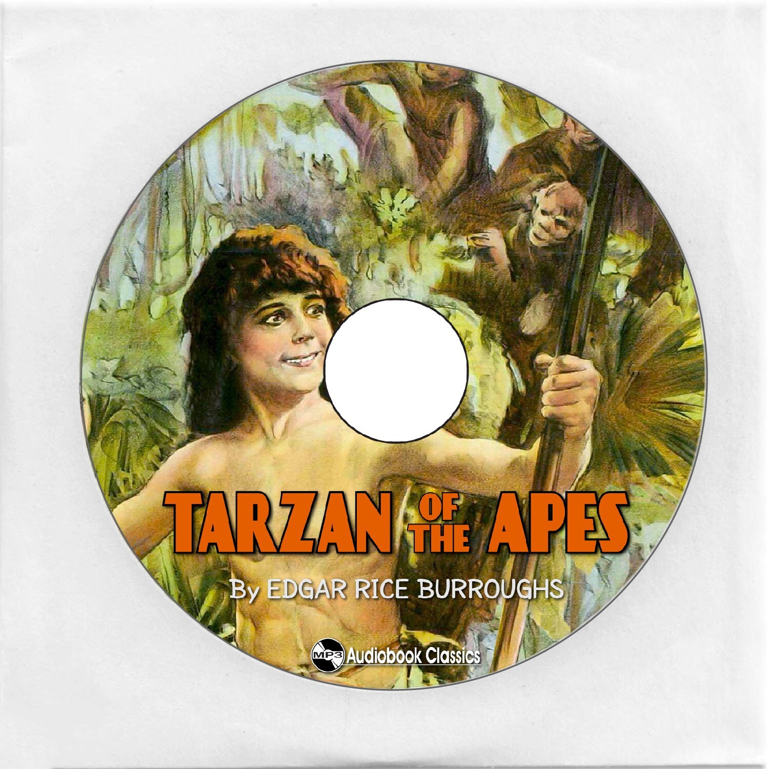 Tarzan of the Apes — Unabridged MP3 CD Audiobook in CD sleeve