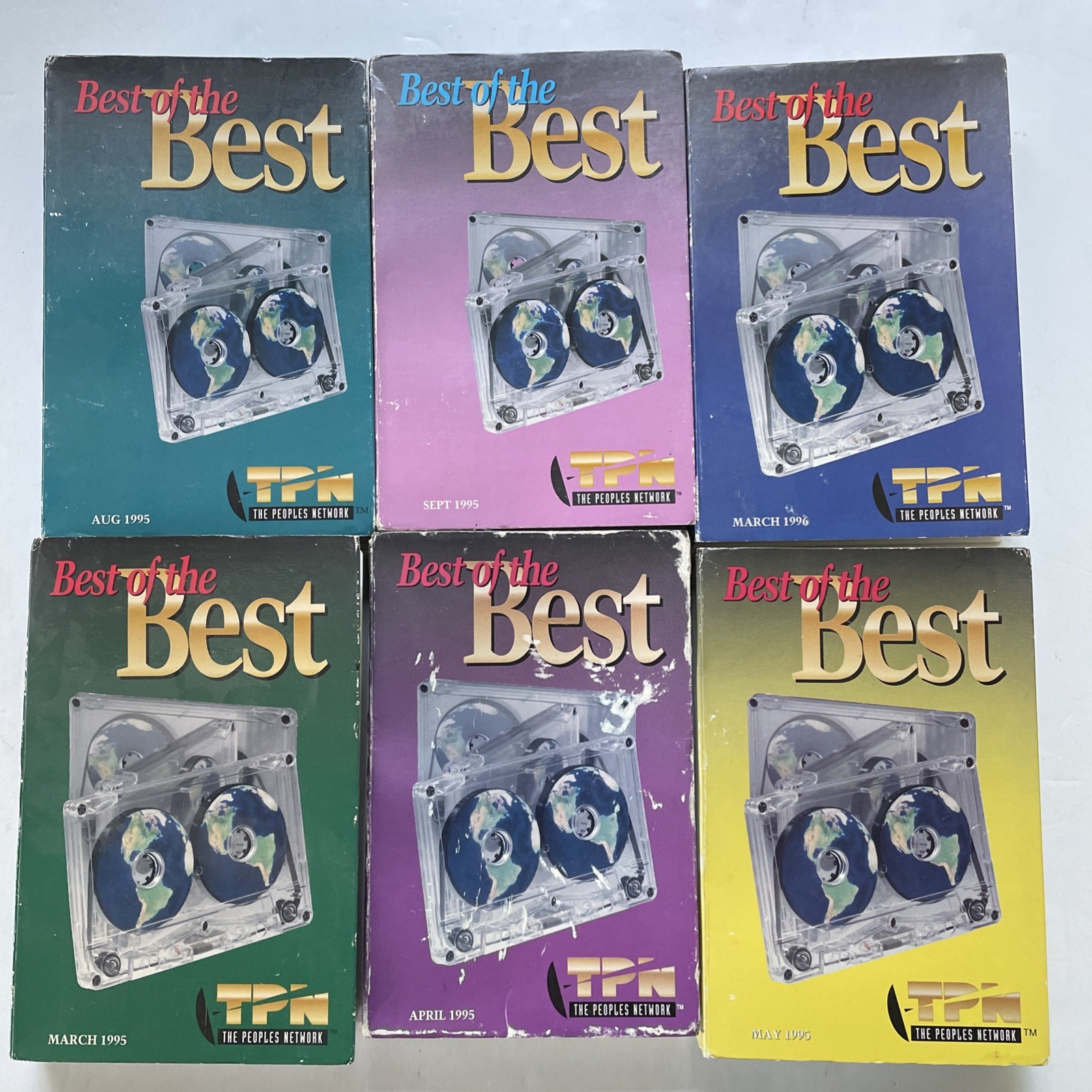 The Peoples Network Best of the Best 1995-96 Audio Cassette Self Help Lot of 6