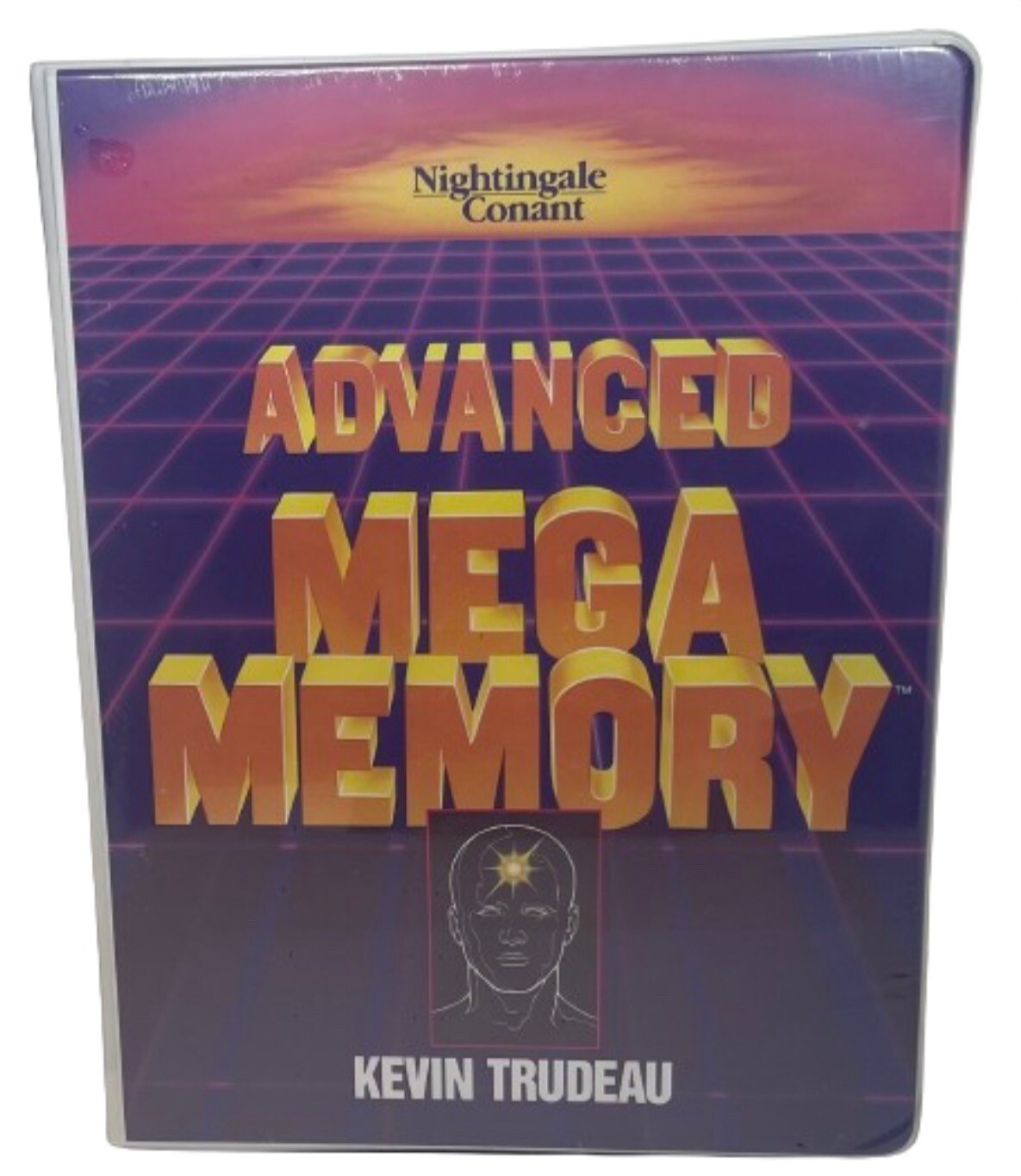 Advanced Mega Memory Course by Kevin Trudeau, Audio Cassette & VHS Tape, New